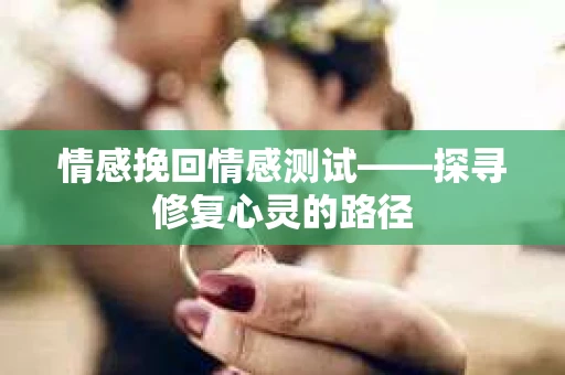 情感挽回情感测试——探寻修复心灵的路径