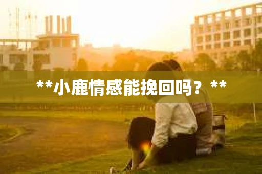 **小鹿情感能挽回吗？**
