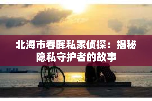 北海市春晖私家侦探：揭秘隐私守护者的故事
