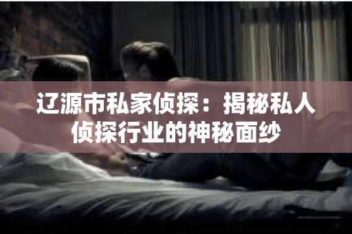 辽源市私家侦探：揭秘私人侦探行业的神秘面纱