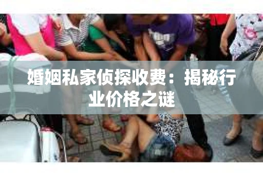 婚姻私家侦探收费：揭秘行业价格之谜