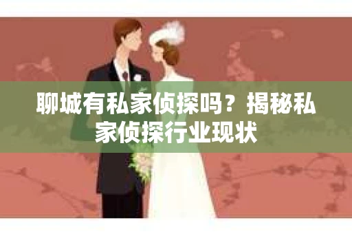 聊城有私家侦探吗？揭秘私家侦探行业现状