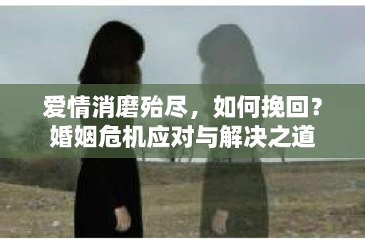 爱情消磨殆尽，如何挽回？婚姻危机应对与解决之道