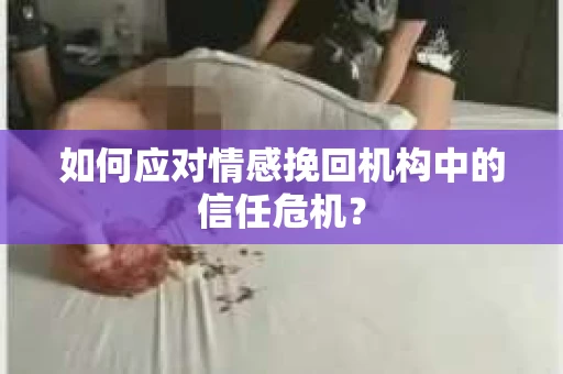 如何应对情感挽回机构中的信任危机？
